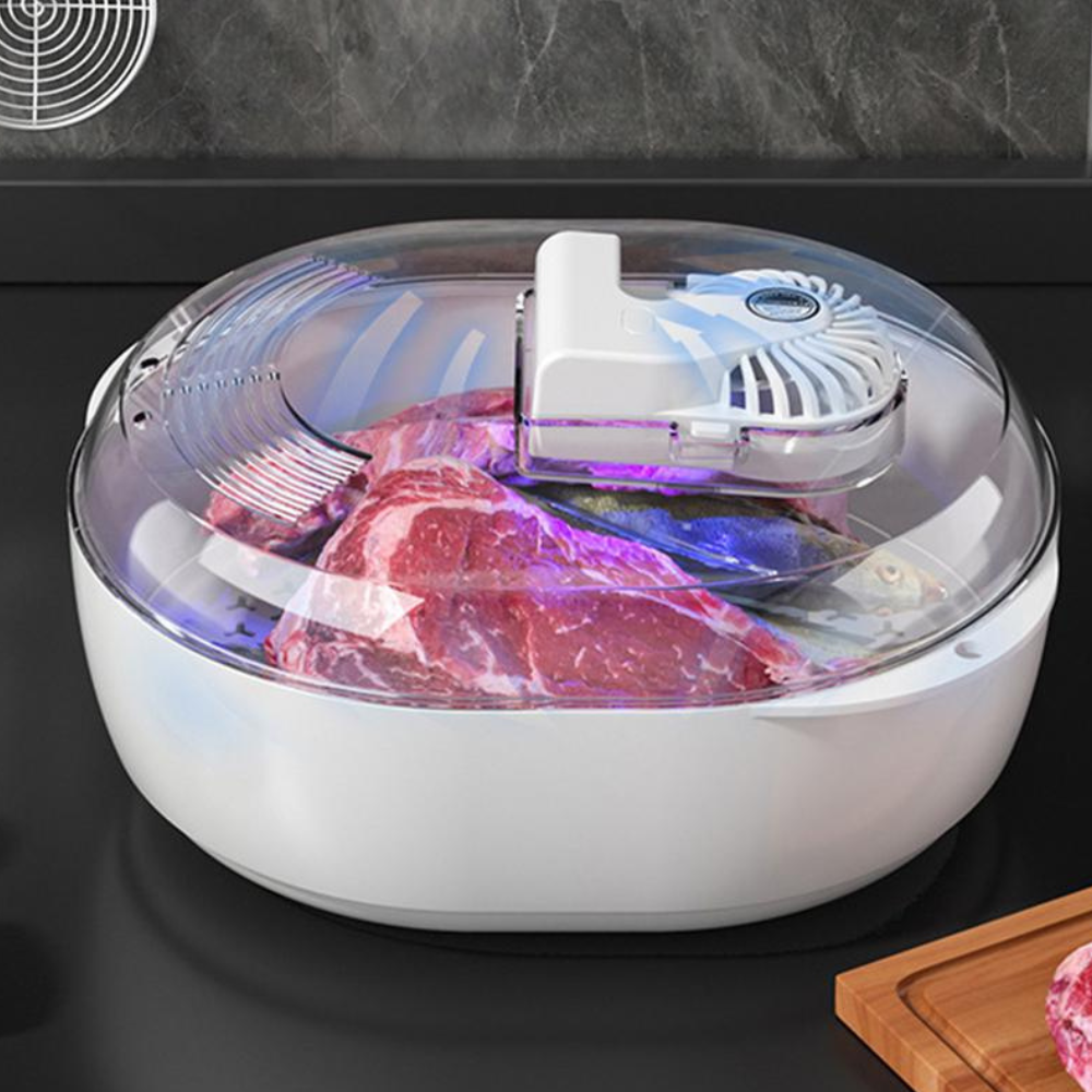 6-in-1 Ultrasonic Meat Thawer Food Defrosting Machine – Until Times Up