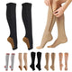 Zippered Calf Compression Stocking Socks for Women