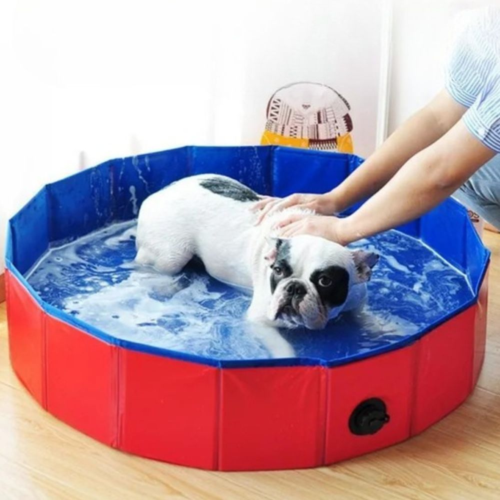 Large Foldable Pet Canine Dog Swimming Pool