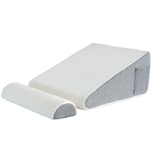 Load image into Gallery viewer, Cozy Memory Foam Sleeping Acid Reflux Aid Wedge Pillow
