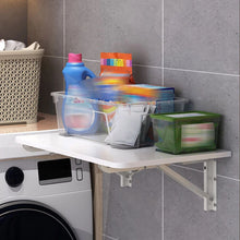 Load image into Gallery viewer, Compact Wall Mounted Fold Away Computer Desk Table
