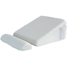Load image into Gallery viewer, Cozy Memory Foam Sleeping Acid Reflux Aid Wedge Pillow
