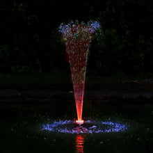 Load image into Gallery viewer, Solar Powered RBG Light Up Pond Floating Water Fountain
