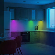 Load image into Gallery viewer, Wireless RGB LED Under Kitchen Counter Inside Cabinet Puck Lights
