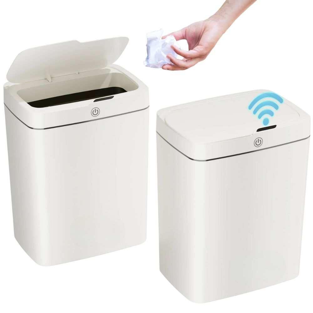 2 Pcs Automatic Touchless Household Trash Can