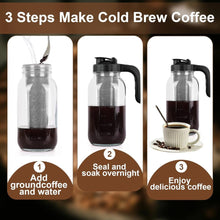Load image into Gallery viewer, Large Capacity Cold Brew Coffee Maker Pitcher
