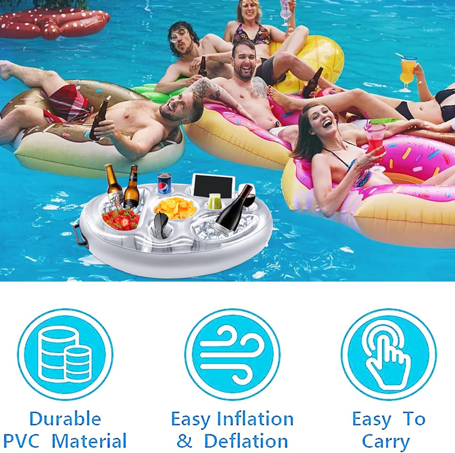 Floating Pool Tray – Until Times Up