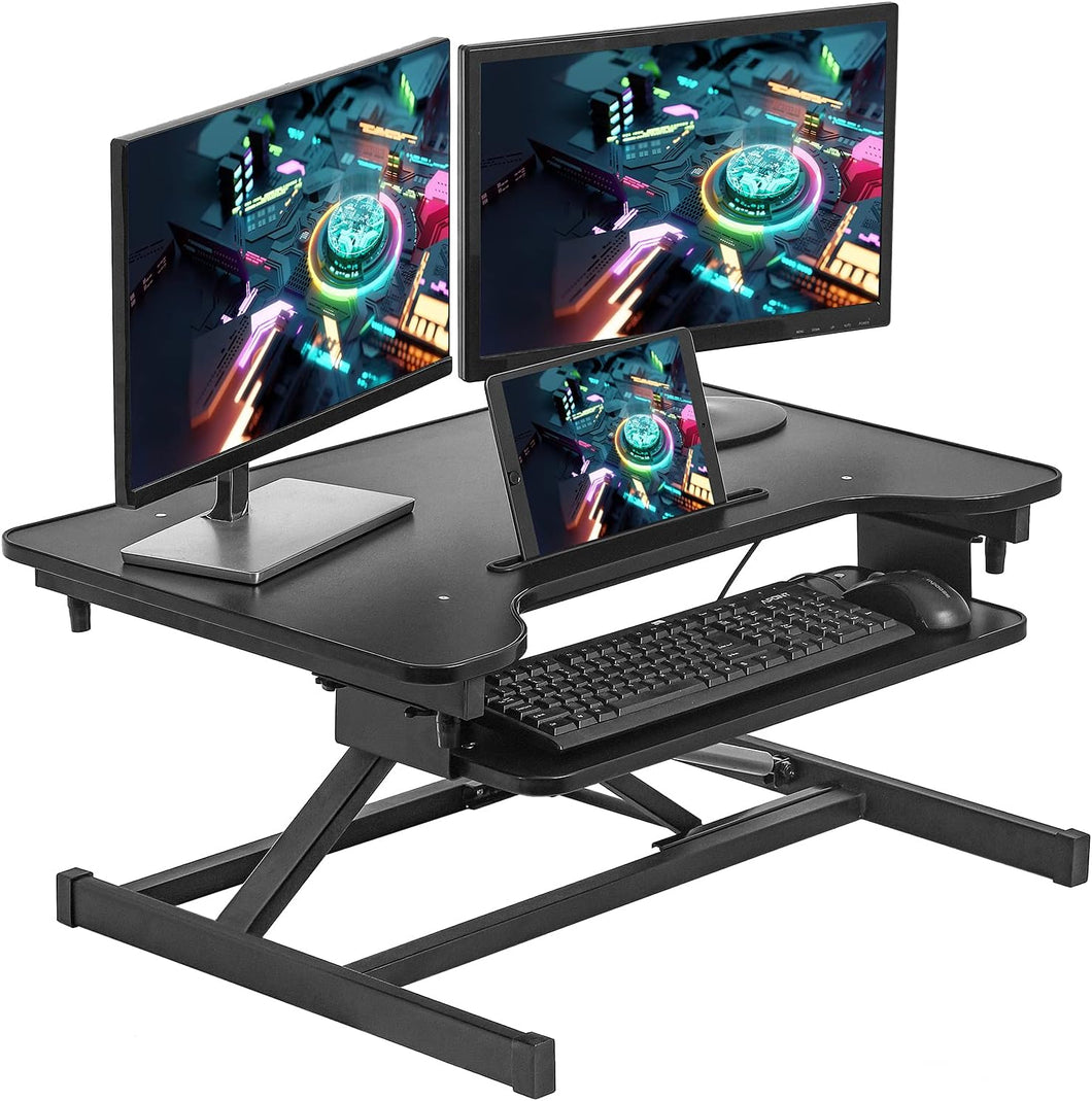 Adjustable Standing Desk Converter And Desk Riser For Standing