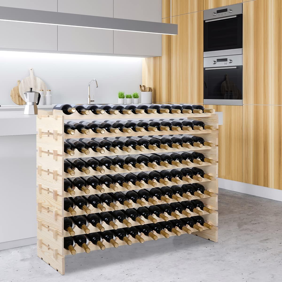 96-bottle Stackable Modular Wine Rack – Until Times Up