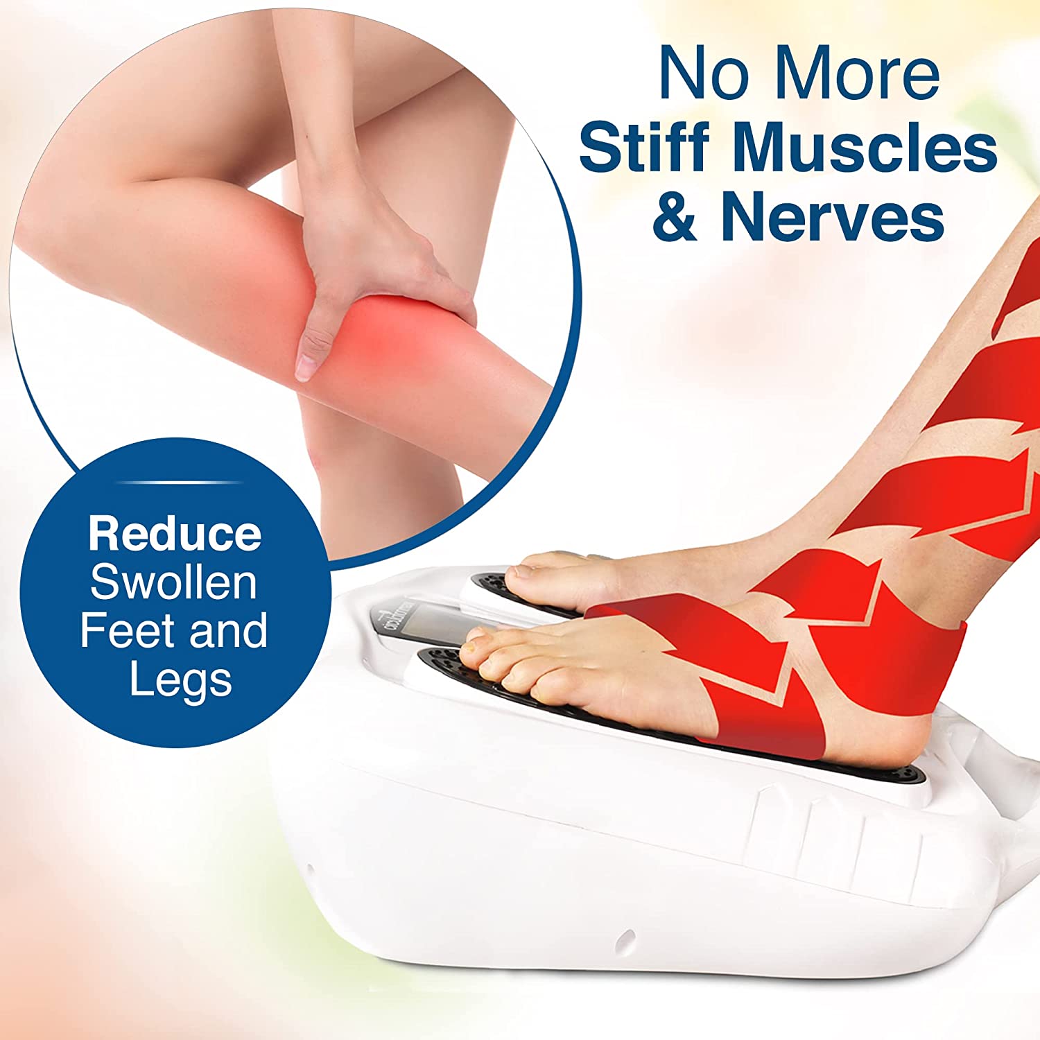 Multi-functional TENS & EMS Infrared Foot Massager