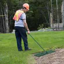 Load image into Gallery viewer, Lawn Leveling Rake Ultra Wide Yard Dirt Leveler
