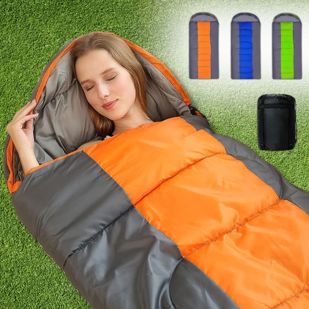 Four Seasons Backpacking Camping Waterproof Sleeping Bag for Adults