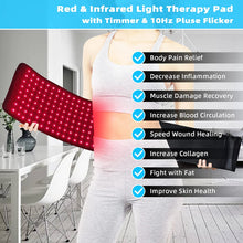 Load image into Gallery viewer, Medical-Grade At-Home Infrared Light Therapy Pad Belt For Pain Relief
