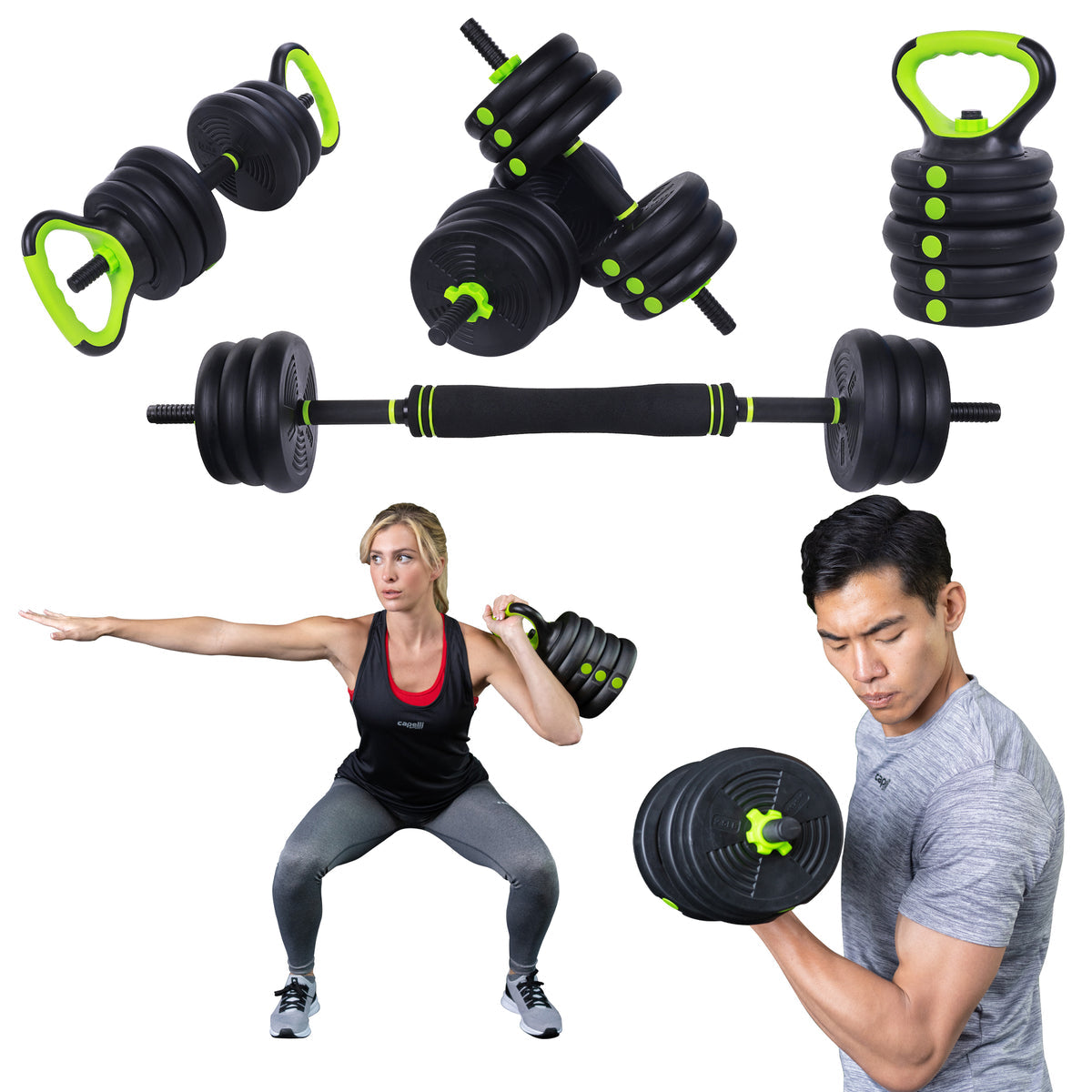 Adjustable Weight Training Barbell Dumbbell Set – Until Times Up