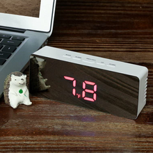 Load image into Gallery viewer, Compact High Tech Mirror LED Display Tabletop Digital Alarm Clock
