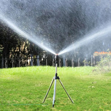 Load image into Gallery viewer, 360° Rotating Garden Sprinkler with Tripod Stand
