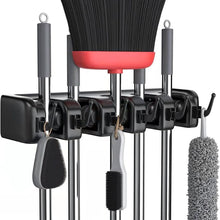 Load image into Gallery viewer, Wall Mounted Broom Holder and Mop Organizer
