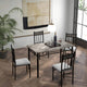Faux Marble Dining Table