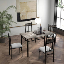 Load image into Gallery viewer, Faux Marble Dining Table
