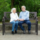 Garden Bench With Armrest For Park Yard Deck Entryway