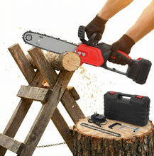 Load image into Gallery viewer, 12 Inch Cordless Chainsaw 21V, Brushless Electric Handheld Chain Saw with Battery &amp; Charger
