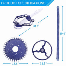 Load image into Gallery viewer, In Ground Automatic Swimming Pool Vacuum Cleaner Hover Climb Wall w/ 10 Hose Set
