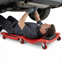 Load image into Gallery viewer, 36" Low Profile Automotive Creeper, 17" Wide Rolling Mechanic Board with 6 Swivel Casters &amp; Padded Headrest, 300 lbs Capacity
