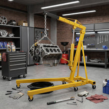 Load image into Gallery viewer, 2 Ton Engine Hoist Cherry Picker Foldable Hydraulic Shop Crane Heavy Duty Lift for Garage Workshop
