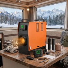 Load image into Gallery viewer, Diesel Heater 8KW 12V 24V Parking Air Heater with Remote LCD RV Camper Truck Boat
