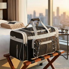 Load image into Gallery viewer, 72L Large Duffle Bag For Men &amp; Women: Foldable Travel Luggage, Water-Resistant Weekender Bag With Shoulder Strap

