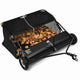 42 Inch Tow Behind Lawn Sweeper, Leaf Collector with 20 Cu Ft Capacity for Yard Cleanup