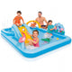 Inflatable Jungle Adventure Kiddie Pool with Sprayer, 96 x 78 x 28 Inch Kids Play Center