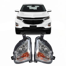 Load image into Gallery viewer, 2018 to 2020 Chevrolet Equinox Halogen Fog Lights, Integrated Turn Signal Lamp Assemblies, Left Driver &amp; Right Passenger Side Pair, Direct OEM Fit
