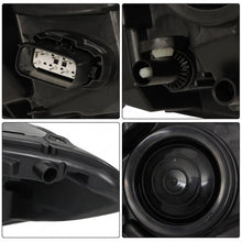 Load image into Gallery viewer, 2013 to 2016 Ford Fusion Halogen Headlights, Stealth Black Housing Clear Lens Assembly, Left Driver &amp; Right Passenger Side Pair, Direct OEM Fit
