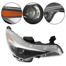 Load image into Gallery viewer, 2021 to 2022 Hyundai Elantra Halogen Headlights, Chrome Housing Clear Lens Assembly with LED DRL, Left Driver &amp; Right Passenger Side Pair, Direct OEM Fit
