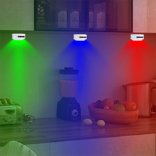 Load image into Gallery viewer, Wireless RGB LED Under Kitchen Counter Inside Cabinet Puck Lights
