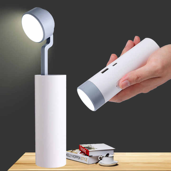 Compact Portable Emergency LED Bedside Desk Office Lamp