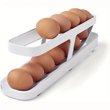 Load image into Gallery viewer, 2-Tier Egg Roll Down Dispenser Refrigerator Rack
