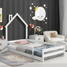 Load image into Gallery viewer, Twin Size Floor Bed
