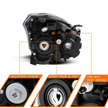 Load image into Gallery viewer, 2008-2013 Nissan Rogue / 2014-2015 Rogue Select Black Headlight Assembly Pair
