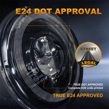 Load image into Gallery viewer, 7-Inch Round LED Projector Headlight with DRL &amp; Amber Turn Signal

