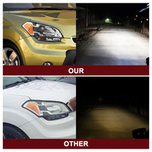 Load image into Gallery viewer, 2010-2011 Kia Soul Black Halogen Headlight Assembly Pair with Amber Markers
