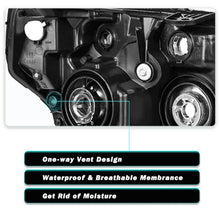Load image into Gallery viewer, 2006-2008 Honda Pilot Black Headlight Assembly Pair with Amber Corners
