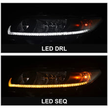 Load image into Gallery viewer, 2006-2011 Honda Civic 2-Door Coupe LED DRL Headlight Assembly Pair - Black
