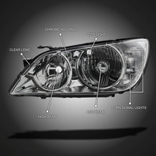 Load image into Gallery viewer, 2001-2005 Lexus IS300 Headlight Assembly Pair - Chrome Housing, Clear Lens
