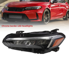 Load image into Gallery viewer, 2022-2024 Honda Civic Driver Side LED Headlight Assembly - Chrome
