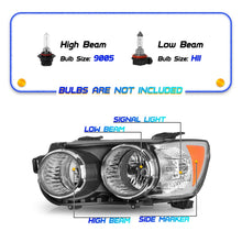 Load image into Gallery viewer, 2012-2016 Chevrolet Sonic Halogen Headlight Assembly Pair with Chrome Bezels
