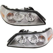 Load image into Gallery viewer, 2005-2011 Lincoln Town Car Halogen Headlight Assembly Pair with Bulbs
