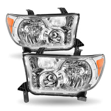 Load image into Gallery viewer, 2007-2013 Toyota Tundra / 2008-2017 Sequoia Chrome Headlight Assembly Pair
