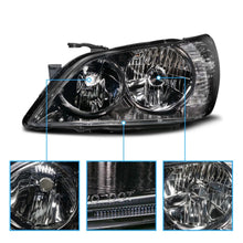 Load image into Gallery viewer, 2001-2005 Lexus IS300 Gun-Metal Headlight Assembly Pair
